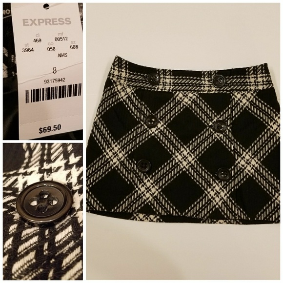 Express Dresses & Skirts - EXPRESS Plaid Skirt